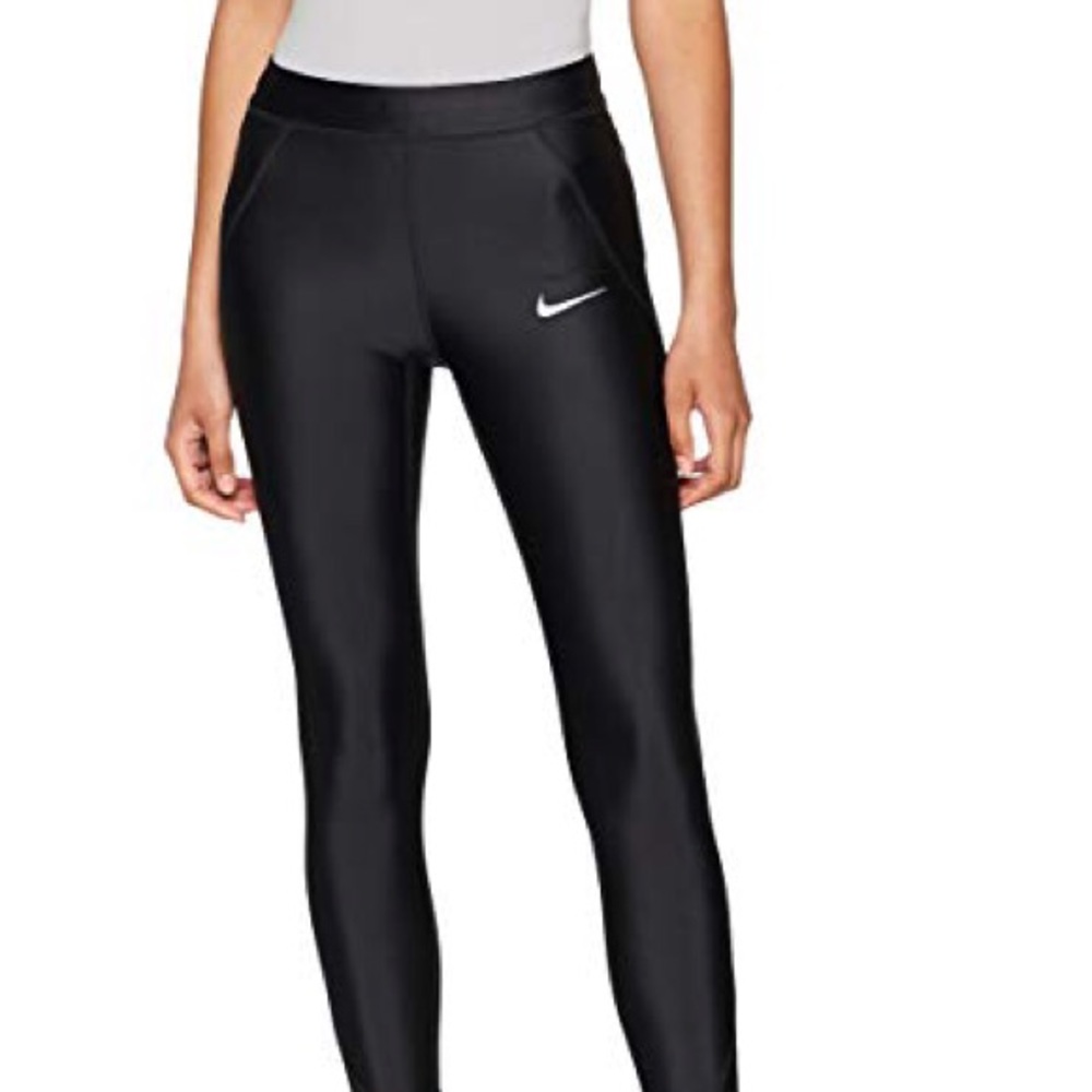 Nike running logo leggings adjustable waistband